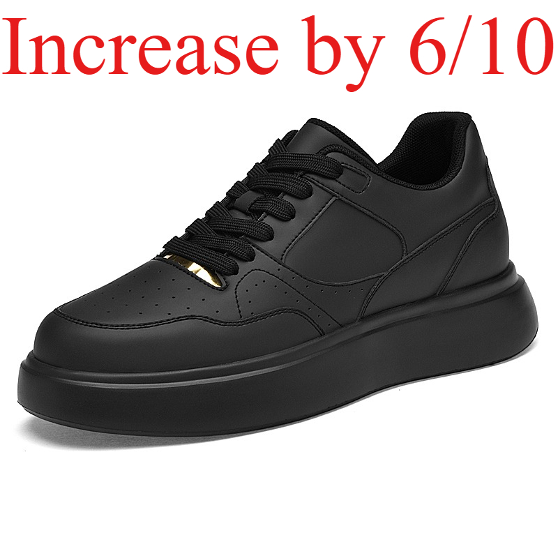 Men'S Shoes With Height Increase - Erkekler İçin Suni Deri Kaykay Ayakkabıları